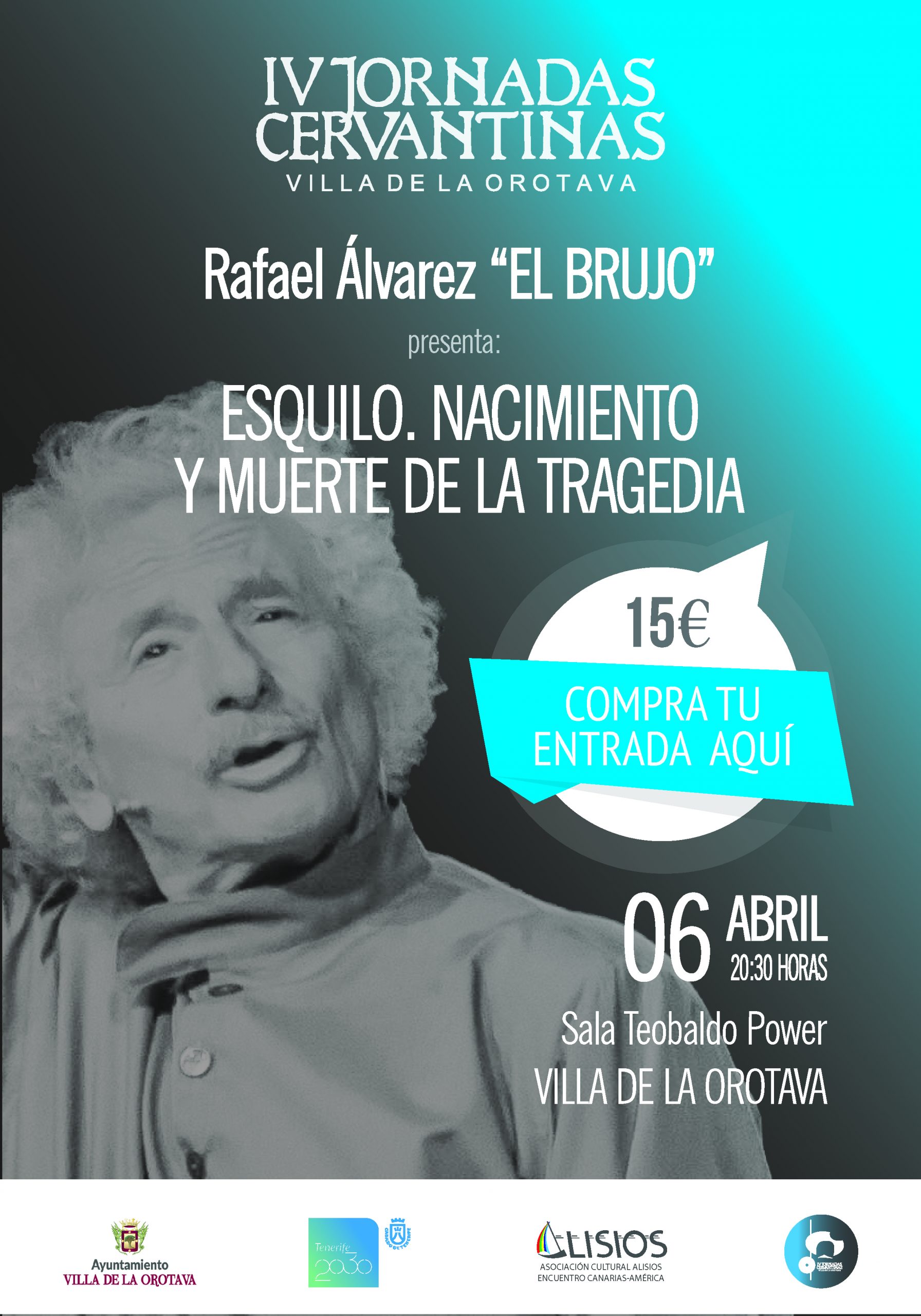 Lee más sobre el artículo A LA VENTA LAS ENTRADAS DE “ESQUILO” DE RAFAEL ÁLVAREZ “EL BRUJO”